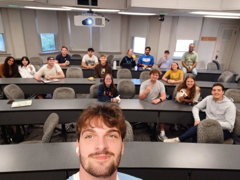 Classroom moment 17 from Abhimanyu Gupta's courses at Saint Louis University
