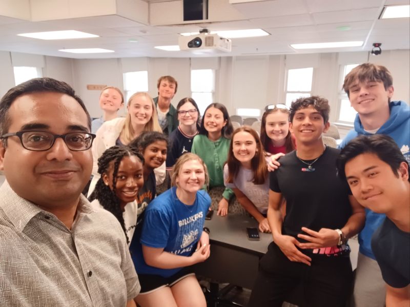 Classroom moment 3 from Abhimanyu Gupta's courses at Saint Louis University