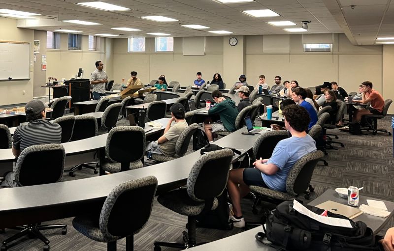 Classroom moment 2 from Abhimanyu Gupta's courses at Saint Louis University